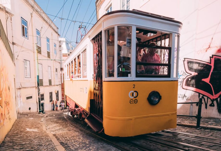 Le tramway à Lisbonne