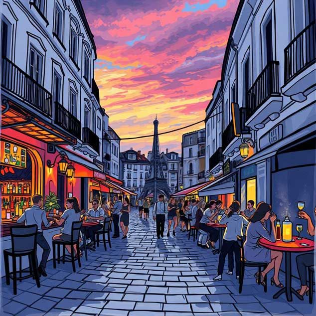soirée à Marseille
